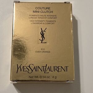YSL YVES SAINT LAURENT COUTURE MINI CLUTCH #810 Over Orange 4g .14oz EYE SHADOW